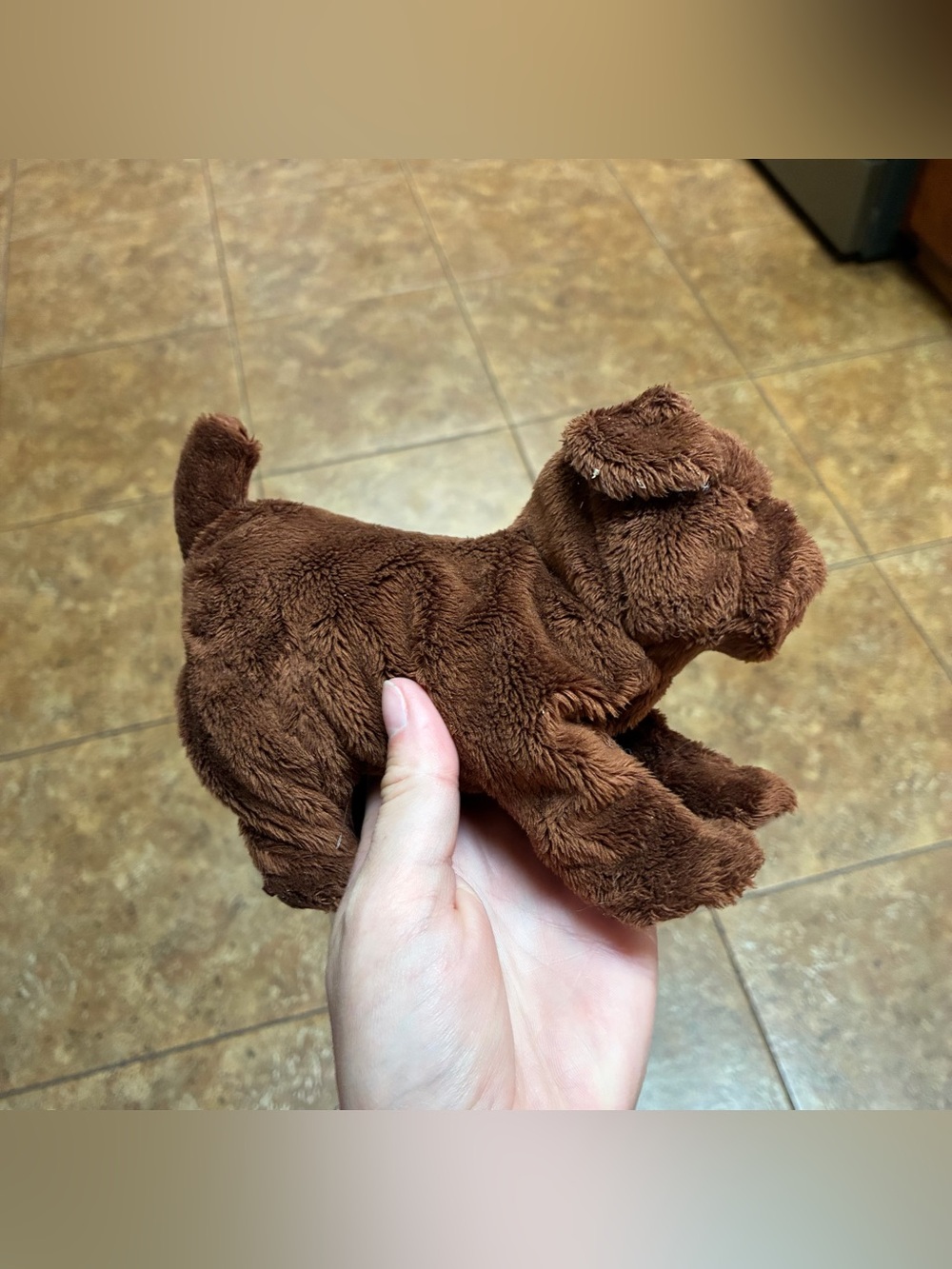 FurReal Friends brown newborn puppy